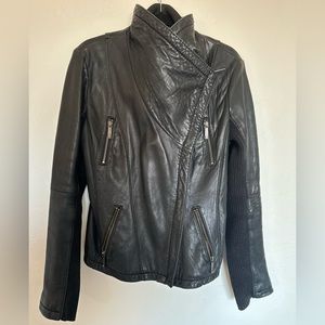 Michael Kors Black Leather Jacket